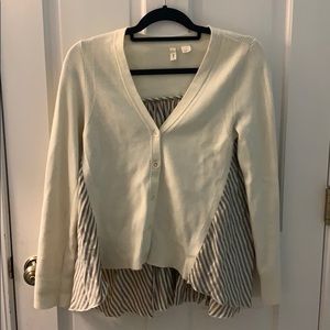 Anthropologie Moth Women’s S Cream Cardigan